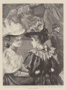 Oud en Modern, een Schets in de Griekse Galerij van het British Museum